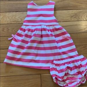 💗🎀Lili Gaufrette pink & white striped dress🎀💗